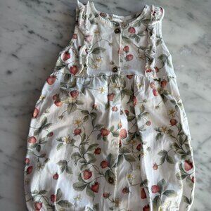 Newbie Strawberry Romper 12-18 months